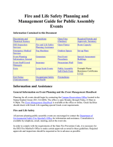Fire and Life Safety Planning and Management Guide for Public