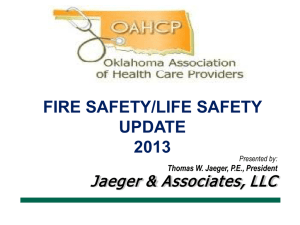 Life Safety  - Oklahoma Association of Health Care Providers