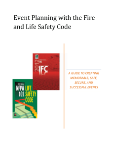 Event Planning with the Fire and Life Safety Code