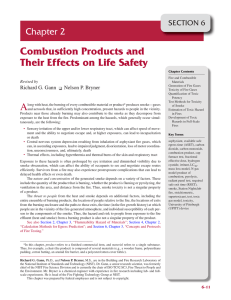 Combustion Products and Their Effects on Life Safety