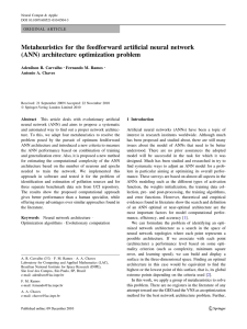 (ANN) architecture optimization problem - mtc-m16d:80