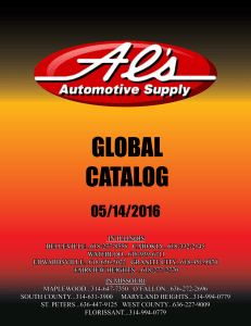 global catalog - Al`s Automotive Supply