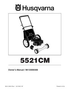 OM, 5521 CM, 96133000306, 2008-02, Walk Mower