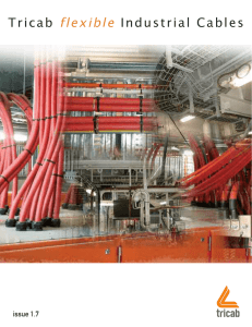 Tricab flexible Industrial Cables
