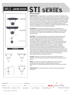 STI Series(p1) - WLS Lighting Systems