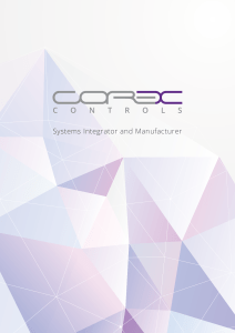 CoreX Controls Brochure
