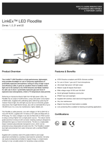 LinkEx™ LED Floodlite | Wolf Safety Lamp Company | Wolf Safety