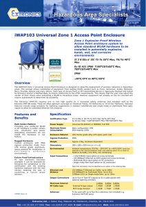 iWAP103 Universal Zone 1 Access Point Enclosure