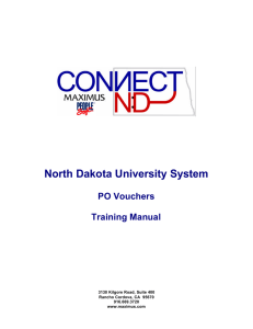 AP PO Vouchers - University of North Dakota