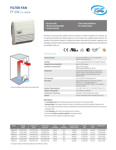 filter fan - ISC Sales, Inc.