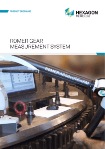 romer gear measurement system romer gear measurement system