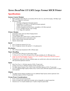 Xerox DocuPrint 135 specifications: Increase Productivity