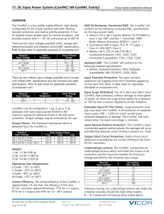 17. DC Input Power System (ComPAC/MI-ComPAC Family)