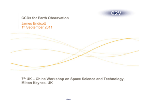 CCDs for Earth Observation