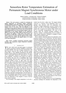 Sensorless Rotor Temperature Estimation of Permanent Magnet