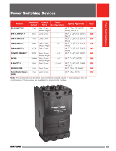 Controller Catalog (Section) - Power Switching Devices