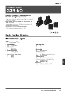 G3R Datasheet - Electrocomponents