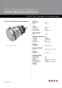 82-5151.1000 - Pushbutton 19 mm stainless-steel