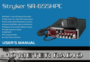 Stryker 10 meter radio SR