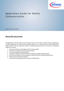 Application Guide for Mobile Communication