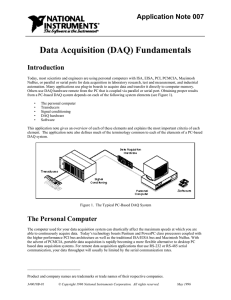 DAQ Basics, from National Instruments