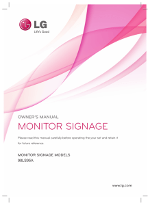 monitor signage