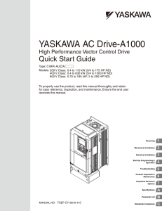 YASKAWA AC Drive-A1000