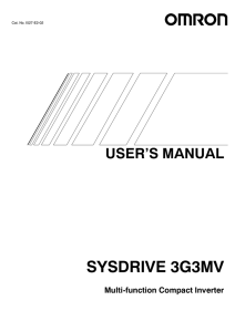 SYSDRIVE 3G3MV