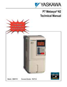 P7 Metasys® N2 Technical Manual