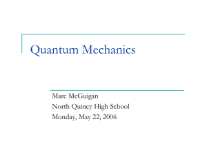Quantum Mechanics Presentation