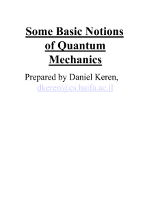 slides on quantum mechanics