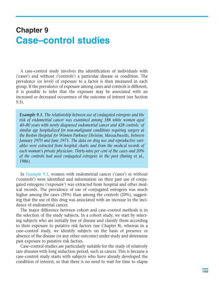 case control studies design conduct analysis pdf