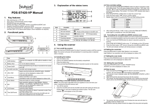 PDS-ST420-VP Manual