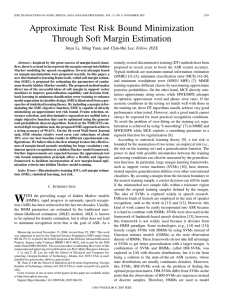 Approximate Test Risk Bound Minimization Through Soft Margin