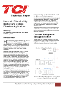 High Background Voltage Distortion White Paper in PDF