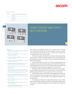 Smart PatiENt aNd Staff/ dutY StatioNS