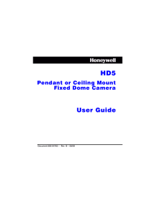 HD5 Series User Guide