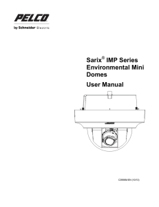 Sarix IMP Series Environmental Mini Domes User