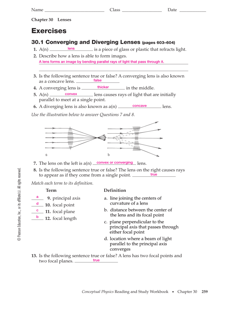 Review Chapter 30 Hw Exercises