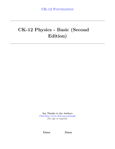 CK-12 Physics - Basic (Second Edition)