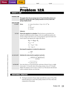 Holt Physics Problem 12A