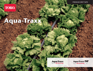 Aqua-Traxx® Product Literature
