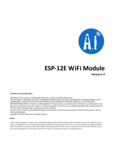 ESP-12E WiFi Module