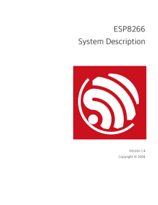 ESP8266 System Description