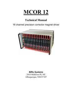 MCOR 12 - BiRa Systems Inc.