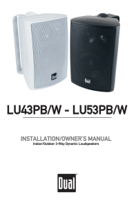 LU43P-LU53P - Dual Electronics