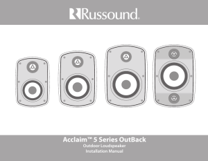 Acclaim™ 5 Series OutBack