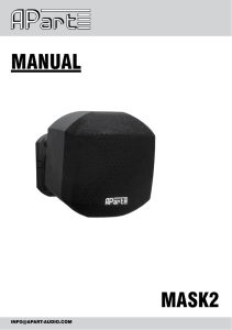 Manual for Compact Speaker 2.5" 50W Black Pair