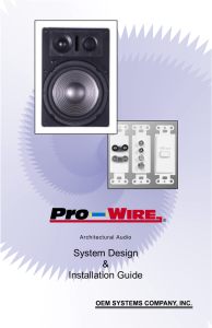 Pro-Wire System Design and Installation Guide