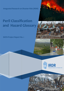 Peril Classification and Hazard Glossary
